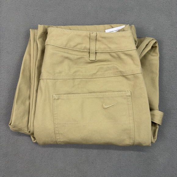 NWT Nike Life Carpenter Parachute Cargo Jeans Pants Men's 34x32 Brown Khaki $140